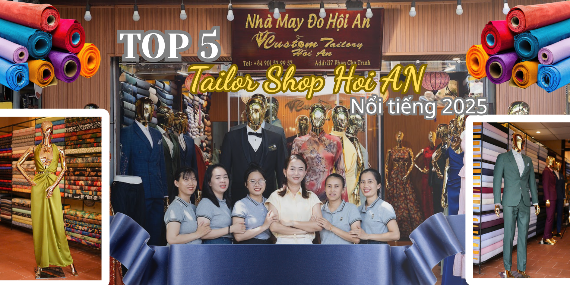 Top 5 tailor shop Hoi An nổi tiếng 2025