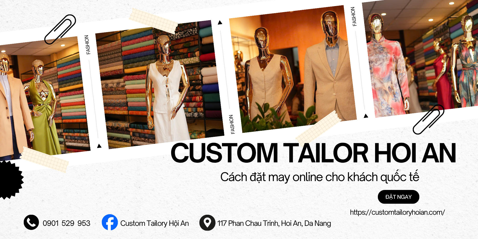 Custom Tailor Hoi An – Cách Đặt May Online Cho Khách Quốc Tế