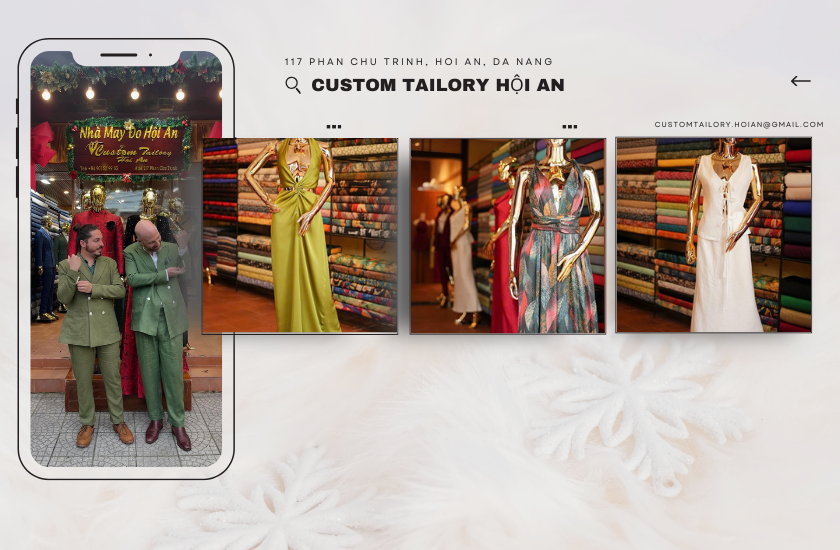 Custom Tailory Hội An - Nhà may giá rẻ ở Hội An