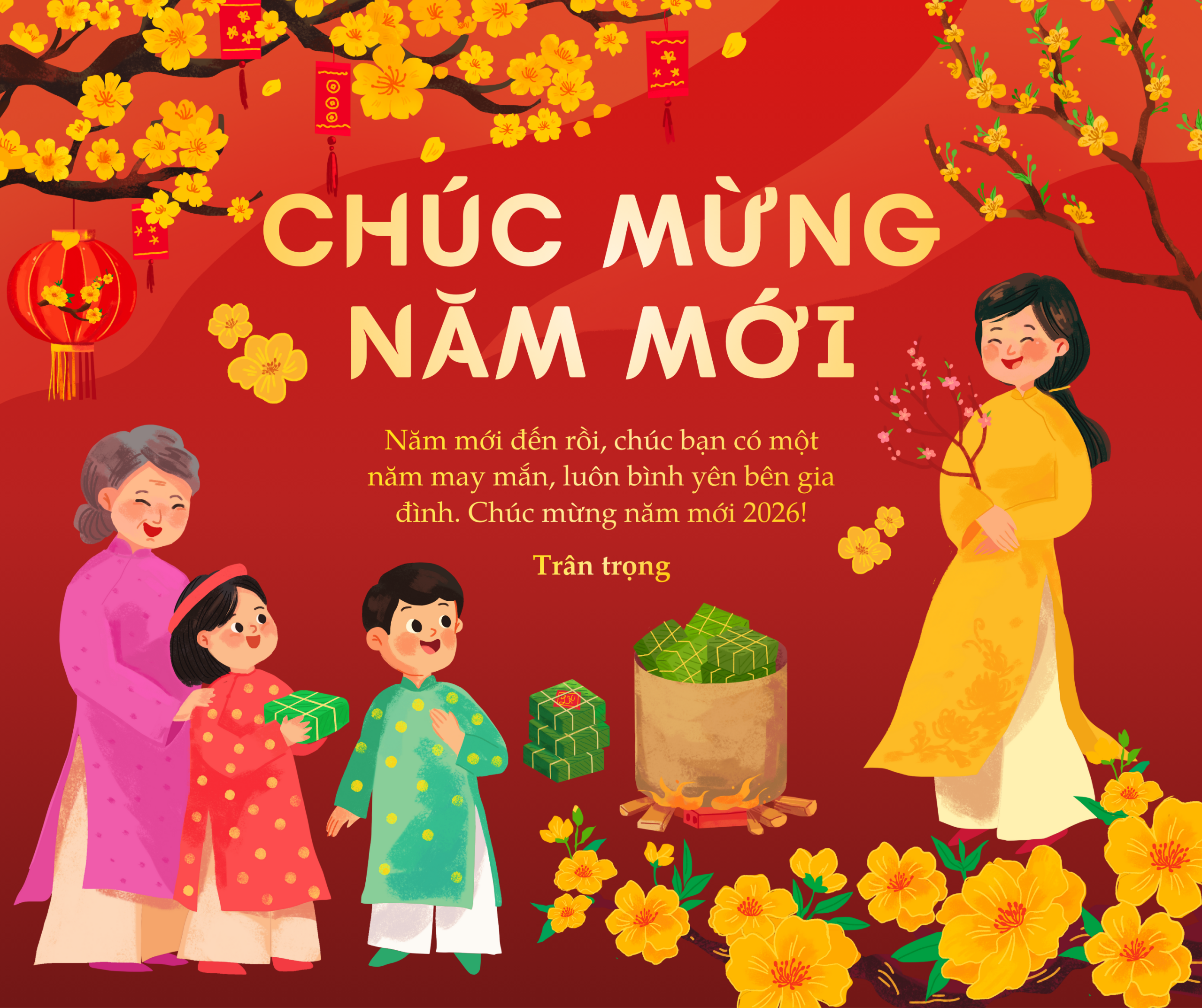 Custom Tailory Hoi An wishes you a Happy New Year 2026.