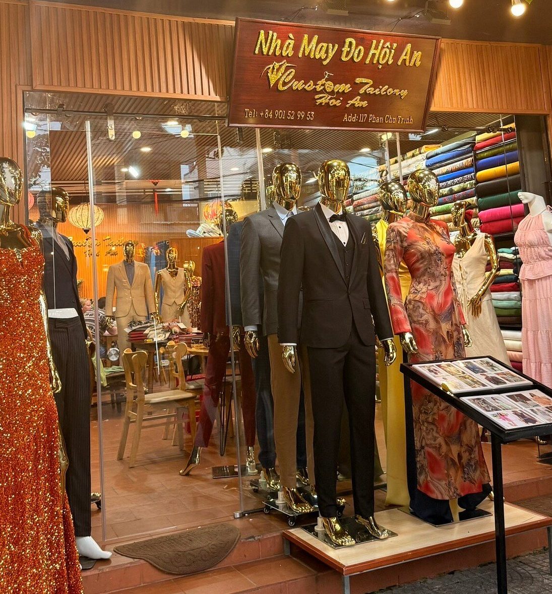 Cửa hàng may vest Hội An - Custom Tailory