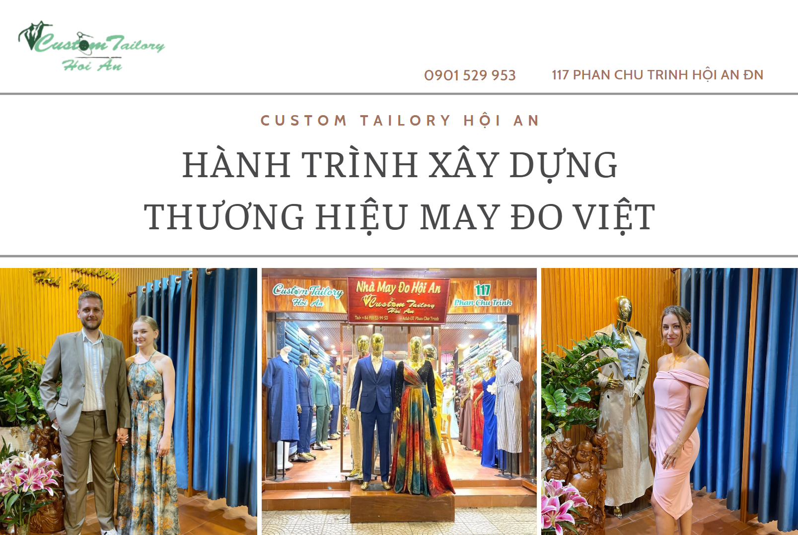 Custom Tailory Hội An – Hành Trình Xây Dựng Thương Hiệu May Đo Việt