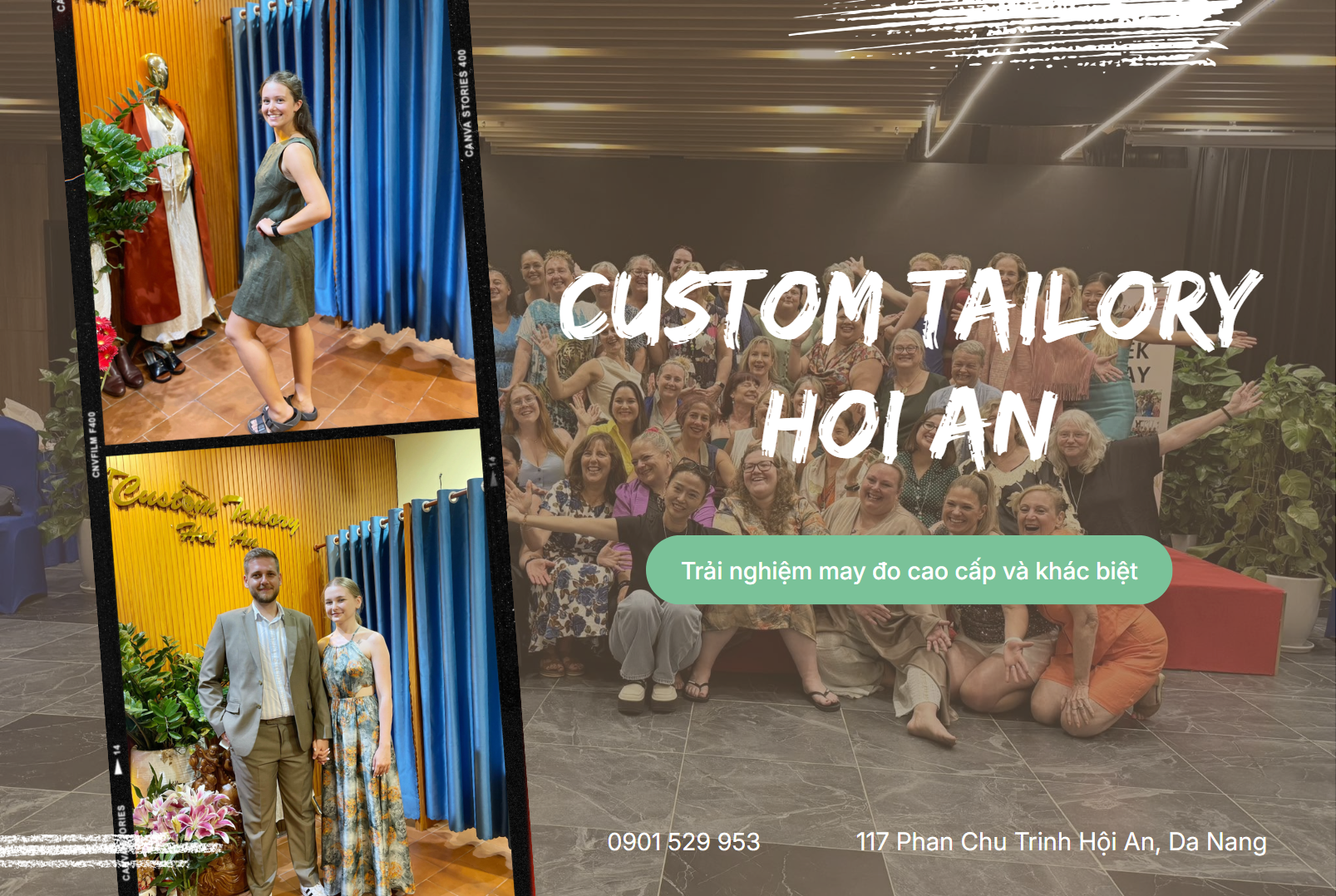 Custom Tailory Hội An: Trải nghiệm may đo cao cấp và khác biệt