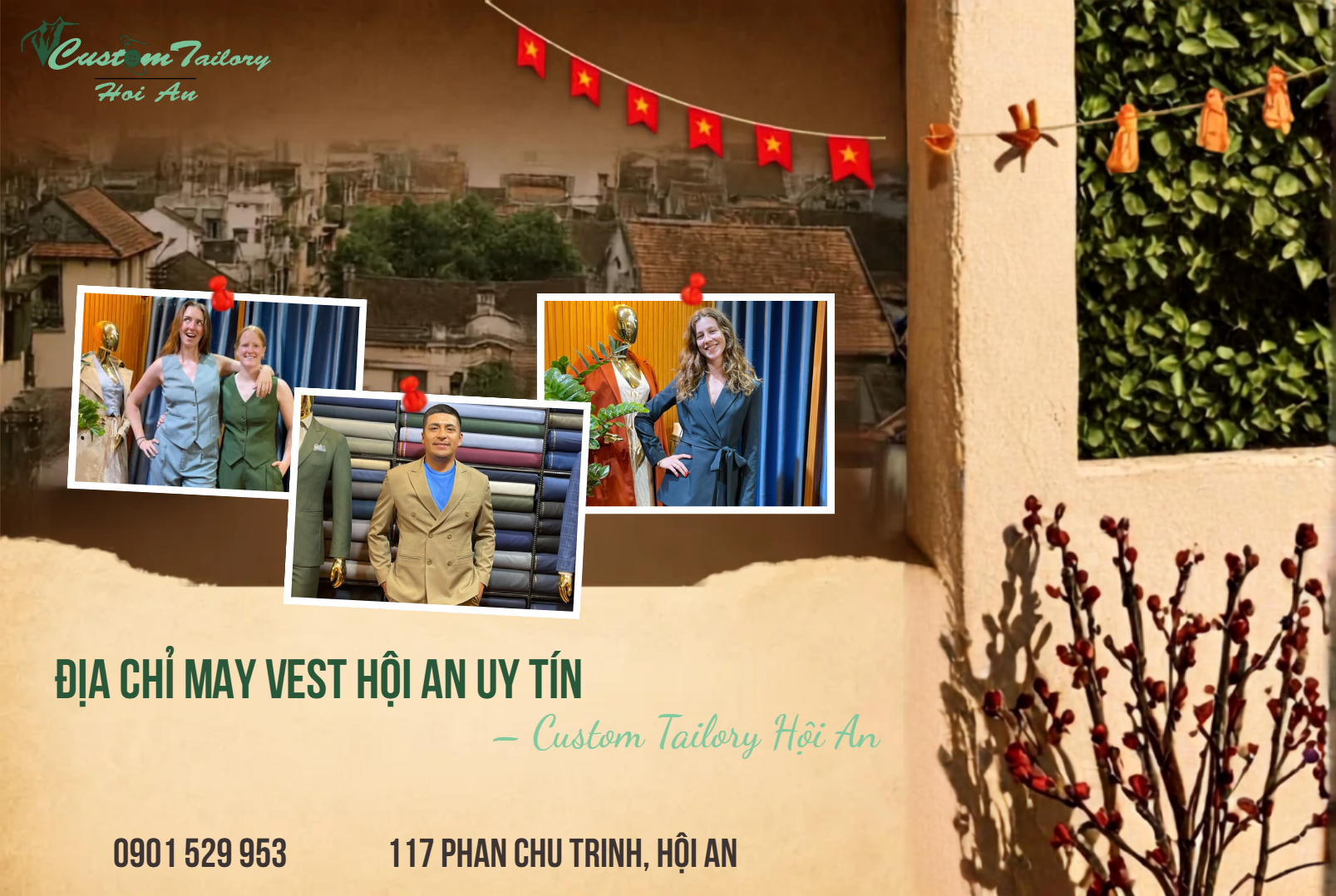 Địa Chỉ May Vest Hội An Uy Tín – Custom Tailory Hội An