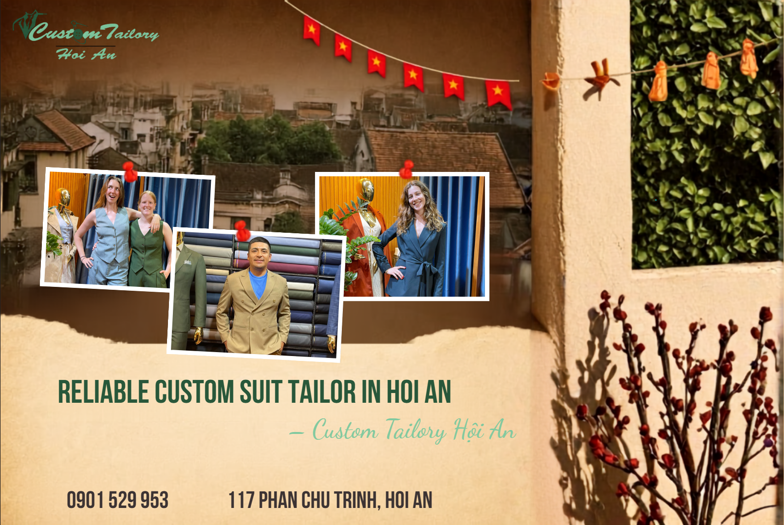 Reliable Custom Suit Tailor in Hoi An – Custom Tailory Hoi An