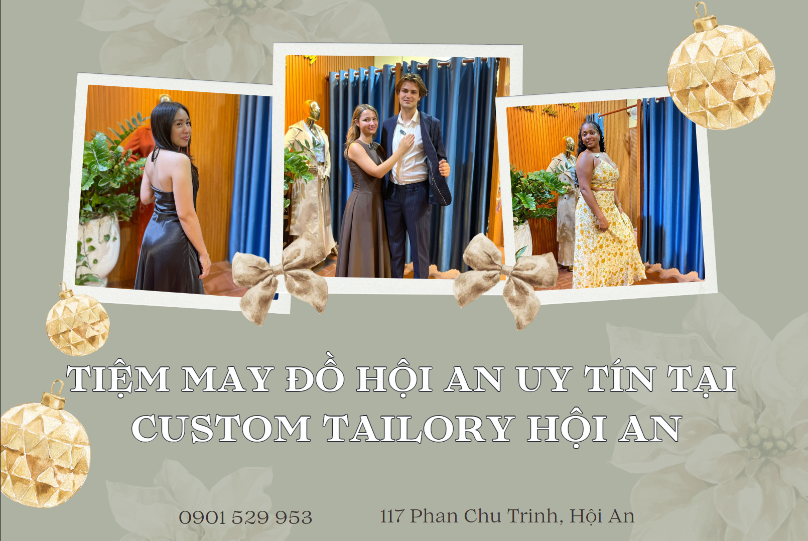 Tiệm May Đồ Hội An Uy Tín Tại Custom Tailory Hội An