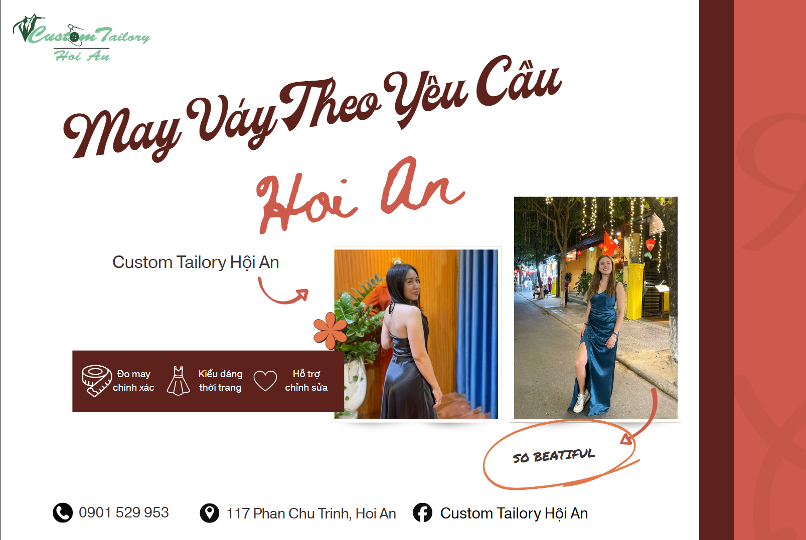 May Váy Theo Yêu Cầu Hội An Mang Đến Vẻ Đẹp Riêng